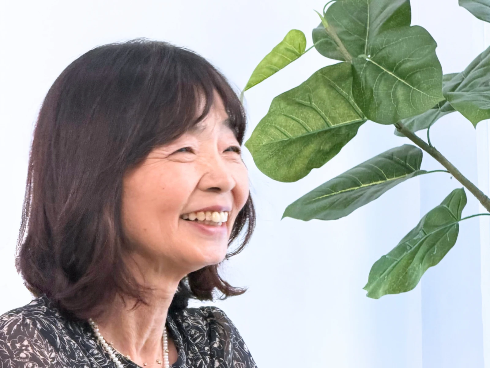 笑顔の足立さん